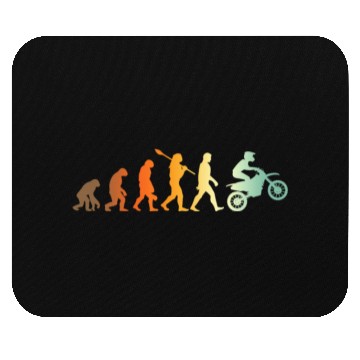 Discover Motocross Biker Evolution Motorcross Mouse Pads