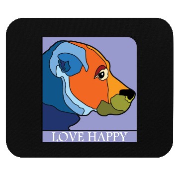 Discover DOG LOVE HAPPY Mouse Pads