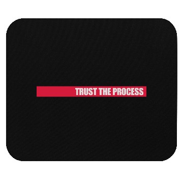Discover trust the process quote Mouse Pads