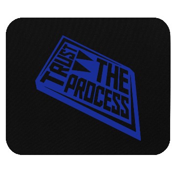 Discover trust the process quote Mouse Pads