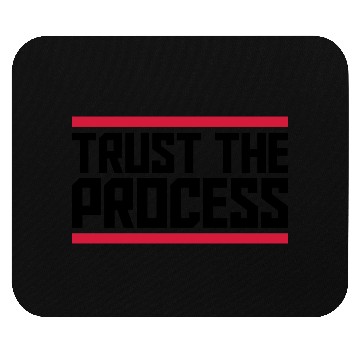 Discover trust the process quote Mouse Pads