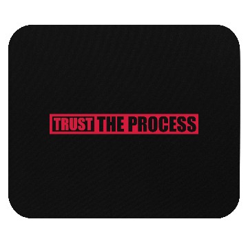 Discover trust the process quote Mouse Pads