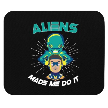 Discover Alien Extraterrestrial Area 51 UFO Space Geek Gift Mouse Pads