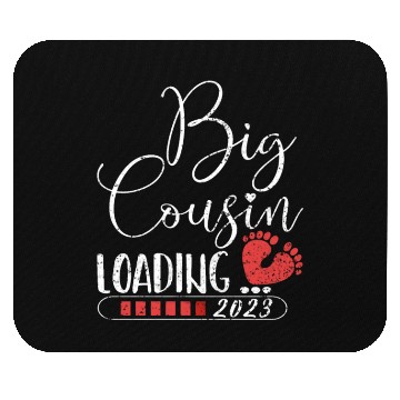Discover Big cousin loading 2023 for pregnancy announcement Mouse Pads