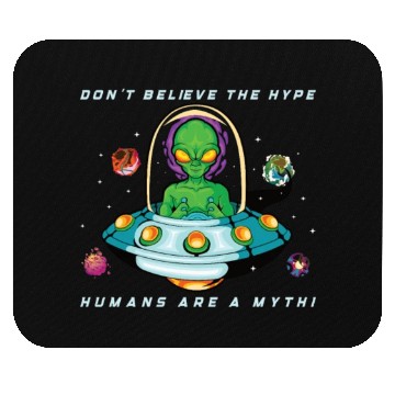 Discover Alien Extraterrestrial Area 51 UFO Space Geek Gift Mouse Pads