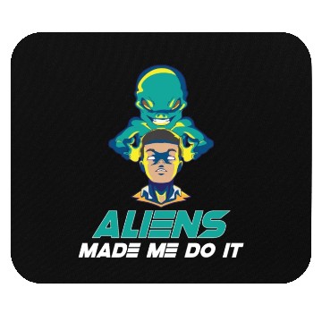 Discover Alien Extraterrestrial Area 51 UFO Space Geek Gift Mouse Pads