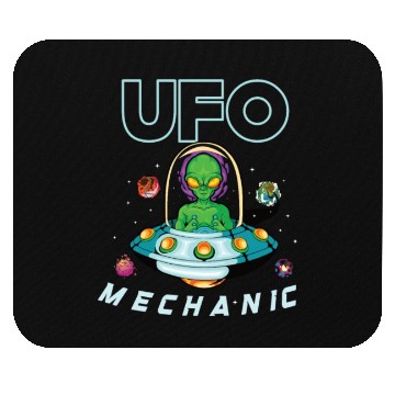 Discover Alien Extraterrestrial Area 51 UFO Space Geek Gift Mouse Pads
