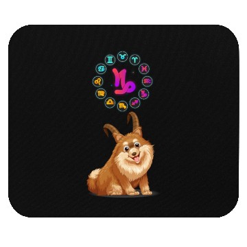 Discover Funny Dog Lover Horoscope Capricorn Zodiac Sign Mouse Pads