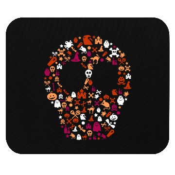 Discover Halloween Skeleton Skull Collage. Lesbian Pride. Mouse Pads