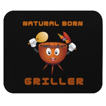 Discover Natural Born Griller Mouse Pads
