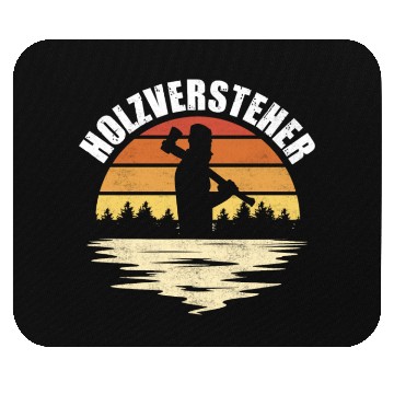 Discover Woodman, Forest Worker, Lumberjack Mouse Pads