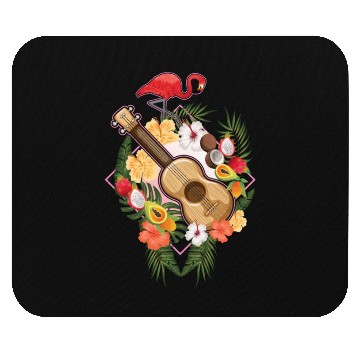 Discover Ukulele Flamingo Guitar Hawaii Mouse Pads