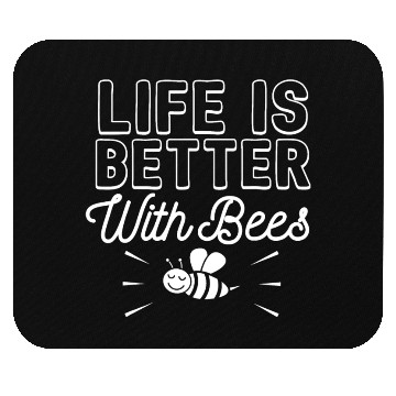 Discover Funny bee design nature lover gift Mouse Pads