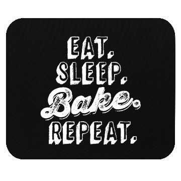 Discover Funny Cooking Baking Mouse Pads Eat Sleep Bake Repeat