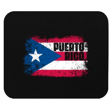Discover Puerto Rico Flag Mouse Pads