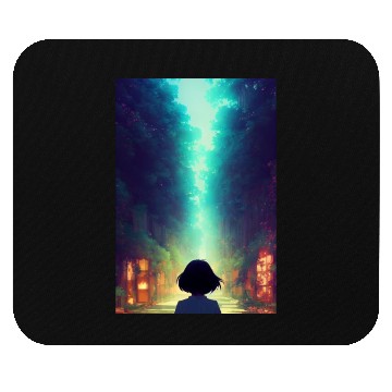 Discover Serene Path of the Whispering Woods Mouse Pads