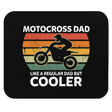 Discover Retro Motocross Dad Like A Regular Dad But Cooler Mouse Pads