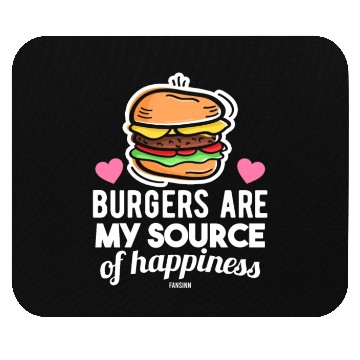 Discover unhealthy delicious fast food burger Mouse Pads