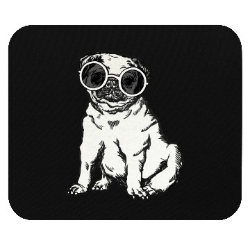 Discover cool dog Mouse Pads