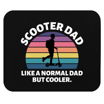 Discover Electric Scooter Dad Driver E-Scooter Fathers day Mouse Pads