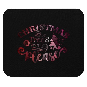 Discover Christmas Trees Santa Presents Please Mouse Pads