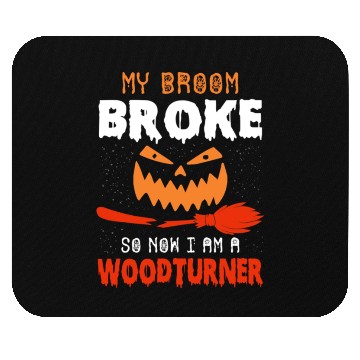 Discover Funny Running Witch Halloween Costum Mouse Pads