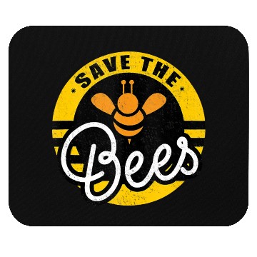 Discover Save The Bees Earth Lover Planet Beekeeper Beekeep Mouse Pads
