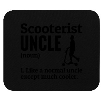 Discover Electric Scooter Driver E-Scooter Scooterist Uncle Mouse Pads