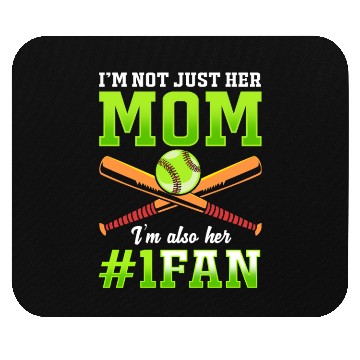 Discover Softball Fan Quotes For Proud Softball Mom Mouse Pads