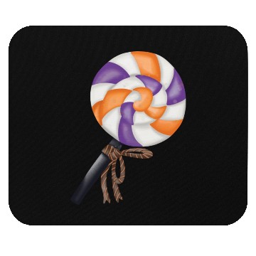 Discover Halloween lollipop candy Mouse Pads