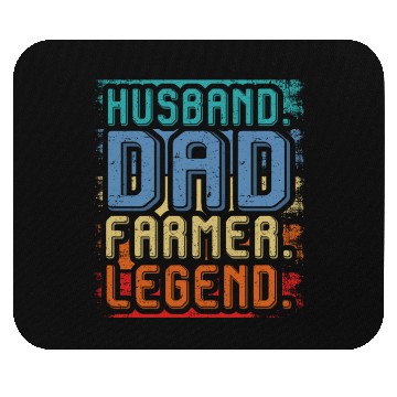 Discover Husband Dad Farmer Legend Mouse Pads