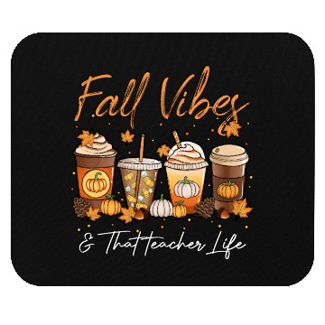 Discover Fall Vibes & That Teacher Life Mouse Pads