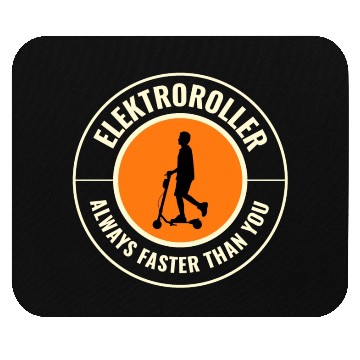 Discover Electric Scooter Driver Motorized E-Scooter Mouse Pads