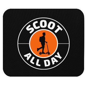 Discover Electric Scooter Driver Motorized E-Scooter Mouse Pads