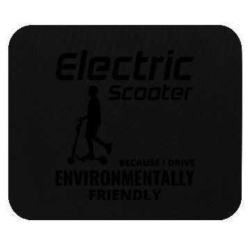 Discover Electric Scooter Driver Motorized E-Scooter Mouse Pads