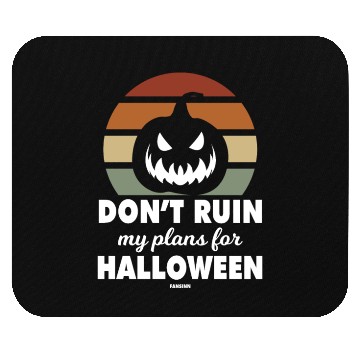 Discover Halloween Monster Pumpkin Sunset Mouse Pads