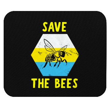 Discover Save The Bees Retro Vintage Pullover Mouse Pads