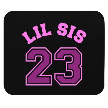 Discover Lil Sis 2023 Little Sister Baby Family Birth Child Mouse Pads