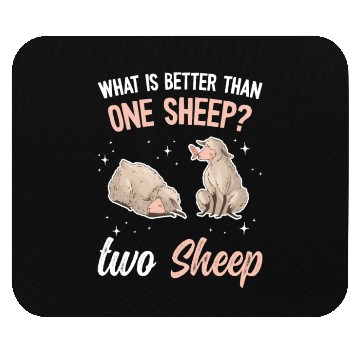 Discover Cute Lamb Saying - Farmer & Sheep Mouse Pads