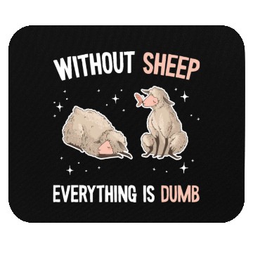 Discover Cute Lamb Saying - Farmer & Sheep Mouse Pads