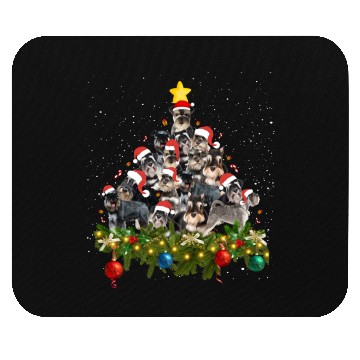 Discover Schnauzer Dogs Tree Christmas Sweater Xmas Pet Dog Mouse Pads