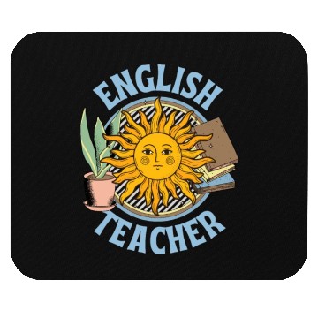 Discover english teacher Mouse Pads