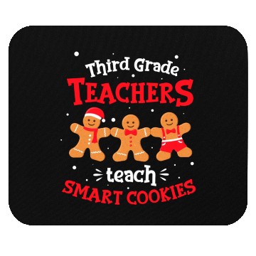 Discover Christmas Third Grade Teacher Holiday 3rd Grade Mouse Pads