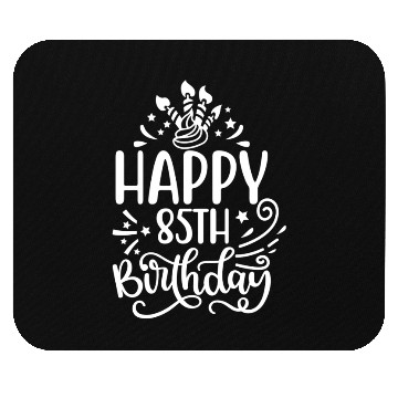 Discover Happy 85th Birthday Presents 85 Year Old Gift Idea Mouse Pads