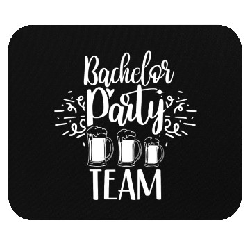 Discover Bachelor Party Team Bride Groom Mouse Pads