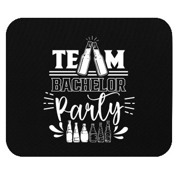 Discover Team Bachelor Party Bride Groom Mouse Pads