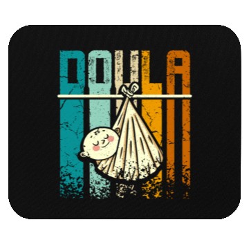 Discover Retro Vintage Doula Mouse Pads