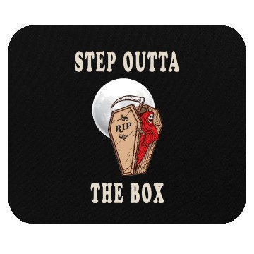 Discover Grim Reaper with Moon Rise Step Outta The Box Mouse Pads