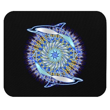 Discover Dolphin Kaleidoscope 10 Mouse Pads