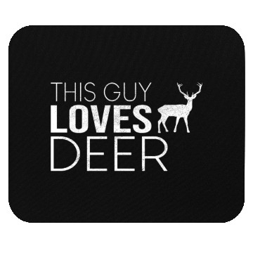 Discover guy deer saying Mouse Pads